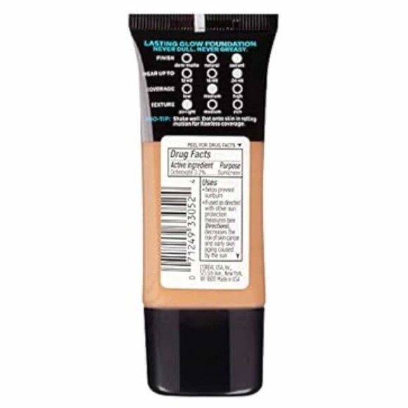 L'Oreal Infallible Pro-Glow Radiant Finish Normal/Dry Skin #209 Caramel Beige - Picture 3 of 10